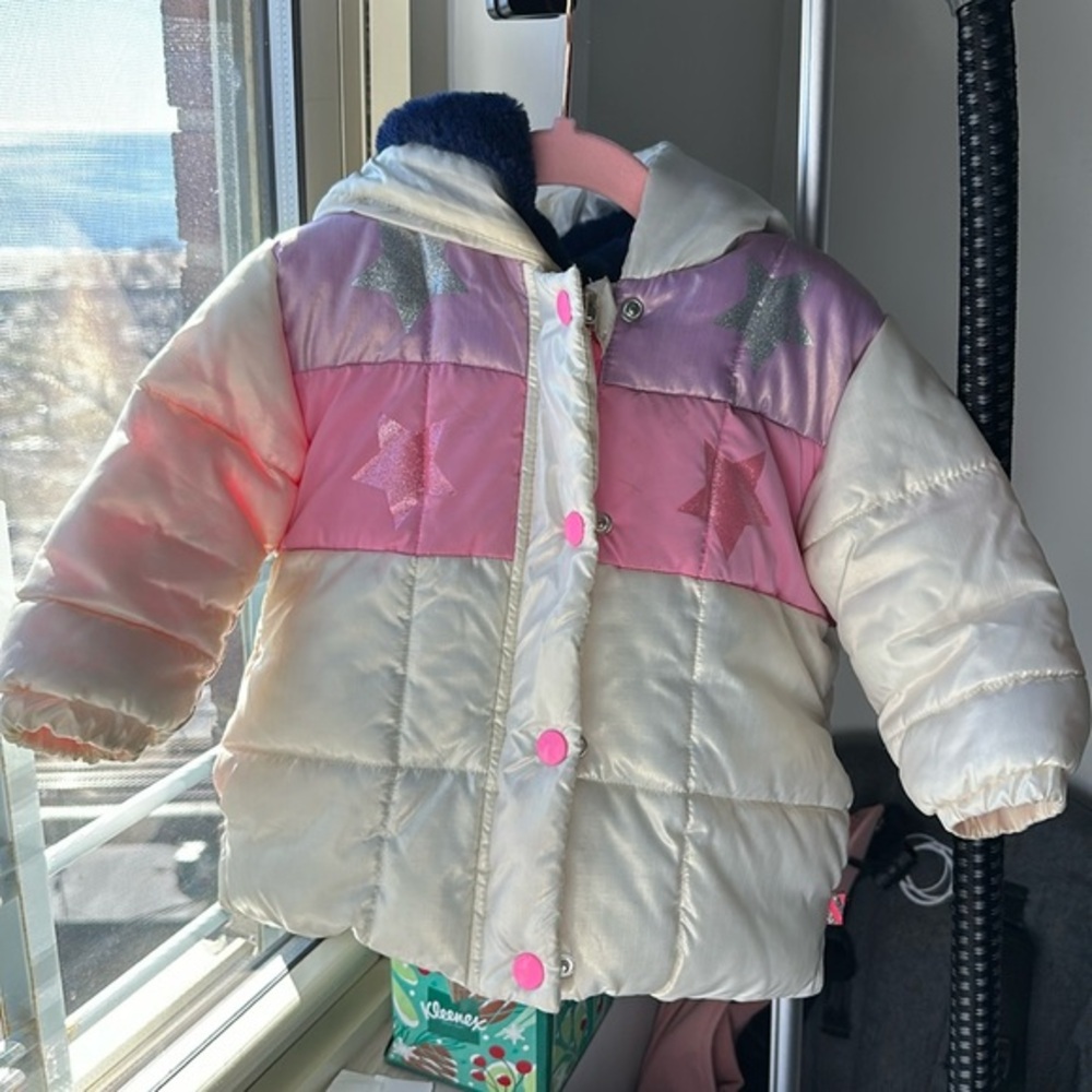 Billie blush warm jacket size 12m
